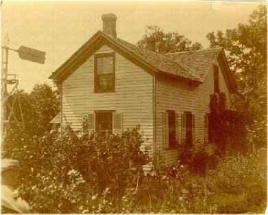 View of the parsonage built in 1869